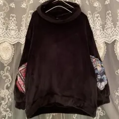 Scolar 黒 ハイネック トレーナー