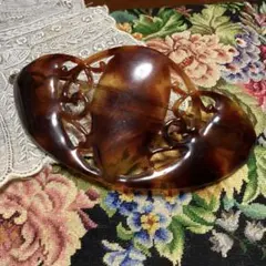 アール・ヌーヴォー フランス製 鼈甲 髪飾り セミアンティーク