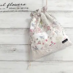 2. ハンドメイド＊パッチワーク巾着ポーチ