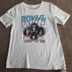 【希少品】ジーユー　KISS 半袖Tシャツ　ホワイト　Мサイズ