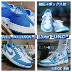 箱付 替紐あり NIKE SB AIR JORDAN1 UNC エリックコストン