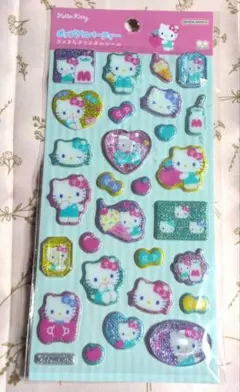 ハローキティ ポップデコパーティー ラメきらクリスタルシール