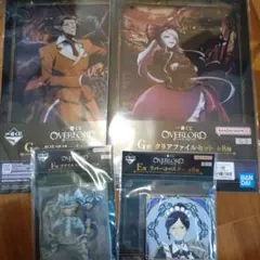 一番くじ　オーバーロード　クリアファイル２種＆アクリルスタンド＆ラバーコースターのサムネイル