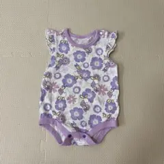 【美品】デイジーダック 花柄 ロンパース 70cmのサムネイル