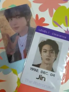 BTS JIN The Astronaut IDカード