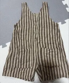 zaraベビー キッズ オーバーオール ストライプ