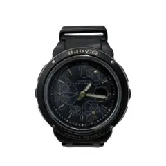 CASIO Baby-G ブラック 花柄腕時計