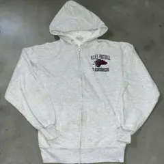90s Jerzees ジャージーズ　フットボール　ジップアップパーカー　古着
