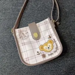 Duffy ショルダーバッグ チェック柄 ディズニーリゾート