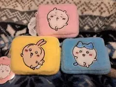 ちいかわ　ふわふわ ポーチ セット 3点