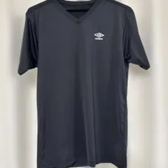 アンブロ Vネック 半袖 Tシャツ ブラック　レディースのサムネイル