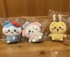 ちいかわサンリオ　ぬいぐるみS ちいかわ うさぎ　ハチワレ 3点セット