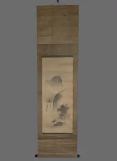 真作/毛利梅友/鴨東新緑之図/桐共箱付/布袋屋掛軸HE-525 - メルカリ