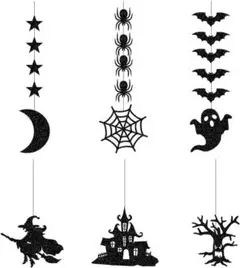 ハロウィン 吊り下げ 飾り 6点セット デコレーション