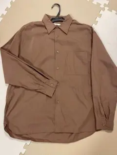 《美品》WYM LIDNM ウィム バイ リドム　長袖　シャツ　ブラウン　秋