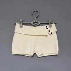 shein アイボリー ショートパンツ