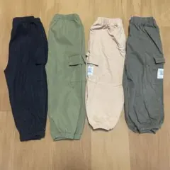 キッズカーゴパンツ 4本セット 90cm 2-3y