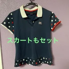 テニス　ウェア　レディース　セントクリストファー ドットスリーブ ポロシャツ