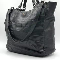 ダニエル&ボブ《チェルカトーレ》トートバッグ 2way シワ加工 オール 