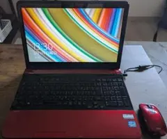 最終値下げ　NEC ノートPC LaVie レッド