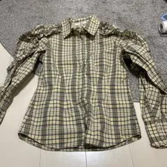 SNIDEL SNIDEL Sustainableフリルボリュームシャツブラウス