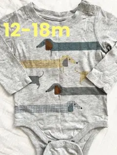 babygap 長袖 ロンパース ダックスフント