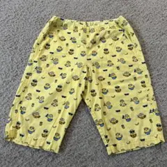 UNIQLOユニクロ子供用ステテコハーフパンツパジャマミニオン130センチ