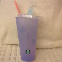 スタバ ミステリーカラーチェンジリユーザブルカップ710ml ベアキャップセット