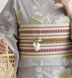 新品　未使用　utatane 帯　浴衣用のサムネイル