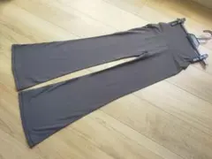 Yomoment ヨモハイウェスト 美品ヨガパンツ フレア M/6サイズ　グレーのサムネイル