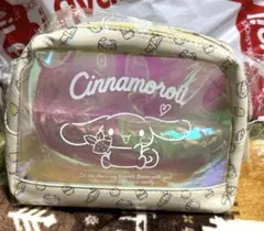 バースデイ サンリオ シナモロール オーロラ ホログラムポーチ 新品 ぬい活