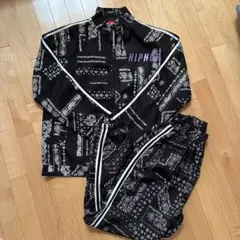バンダナ柄　ナイロン　ジャージセット（キッズ）