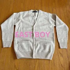 ☆美品☆◼️EAST BOY◼️Vネックスクールカーディガン◼️9◼️毛100%