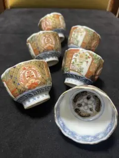 骨董　アンティーク　初期伊万里　白磁　鎬盃　杯　酒器　猪口　出土　発掘　陶片 骨董 アンティーク 初期伊万里 白磁鎬盃 杯 酒器 猪口 陶片 出土