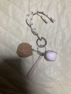 野球モチーフ キーホルダー グローブ バット ボールのサムネイル