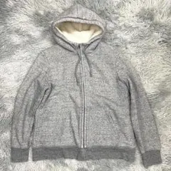 【UNIQLO】ユニクロ レディース パーカー フルジップ ボア XLサイズ