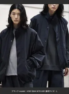 MINIMAL 2WAY TRACK ZIP BLOUSON