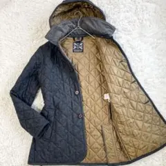 【美品✨2way】ラベンハム デンストン キルティングジャケット ウール グレー