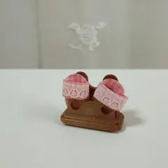 スリッパ立て　小物セット　家具【中古】シルバニアファミリー