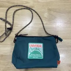 UNIVERSAL OVERALL 緑色ショルダーバッグ