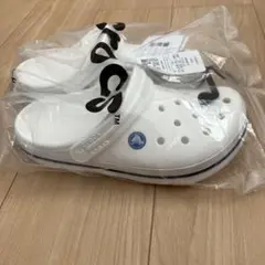 新品 Crocs Crocband ホワイト 22cm サボのサムネイル