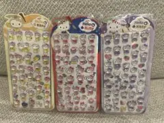 希少✨Hello Kitty 立体シール 大量3シートセットコレクター必見