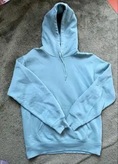 GU メンズ【M】ミントグリーン フード付き　裏起毛　パーカー