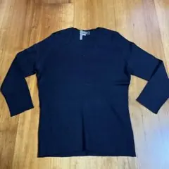 Paul Stuart 黒 Vネック