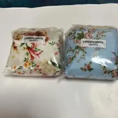 Happybetty フラワープリント エコバッグ　2個セット
