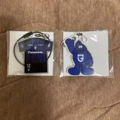 【非売品】ガンバ大阪 ユニフォーム型キーホルダー＆マスコットセット