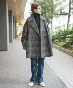 2026年最新】SPick & span wスライバーチェックハーフコートの人気