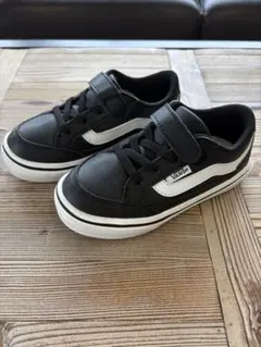 極美品 18cm VANS キッズ ブラックスニーカー