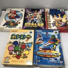 ニンテンドー64 ソフト まとめ売り 箱付き 5本 マリオ ゴエモン ヨッシー