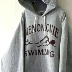 ヘインズ スイミング MENOMONIE スウェット パーカー L グレー 古着